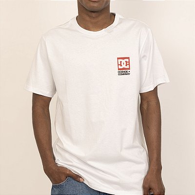 Camiseta DC Shoes DC Company SM27 Masculina Branco
