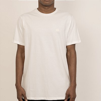 Camiseta DC Shoes Embroidery SM27 Masculina Snow White