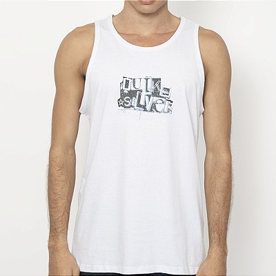 Regata Quiksilver Rinse SM27 Masculina Branco