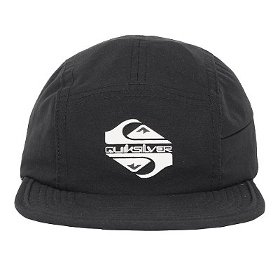 Boné Quiksilver Aba Reta Five Panel Pocket SM27 Preto