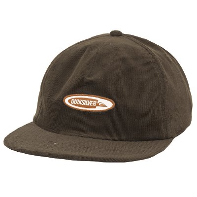 Boné Quiksilver Aba Reta Quik Patch SM27 Marrom