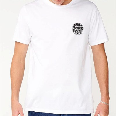 Camiseta Rip Curl Wettie Icon SM27 Masculina Branco