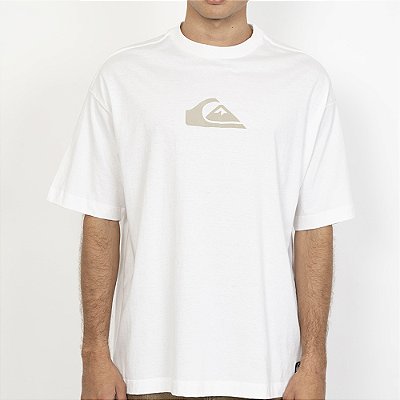 Camiseta Quiksilver Snow Quik Over SM27 Masculina Snow White