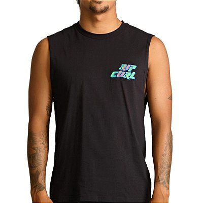 Regata Rip Curl Burner SM27 Masculina Preto