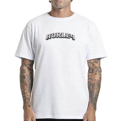 Camiseta Hurley Eagle Oversize SM27 Masculina Branco