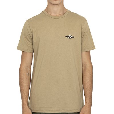 Camiseta Billabong Heritage Arch SM27 Masculina Bege