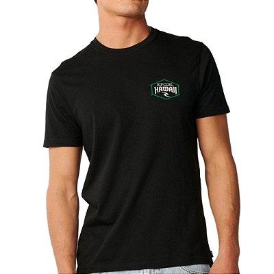 Camiseta Rip Curl Aloha State Lockup SM27 Masculina Preto