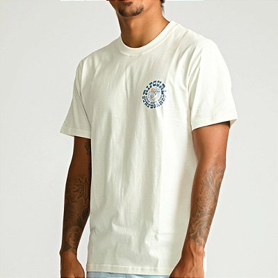 Camiseta Rip Curl Pacific Rinse Spiral SM27 Masculina Bone