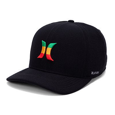 Boné Hurley Aba Curva Jam SM27 Preto