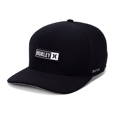 Boné Hurley Aba Curva Square SM27 Preto
