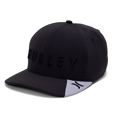 Boné Hurley Aba Curva Side Point SM27 Preto