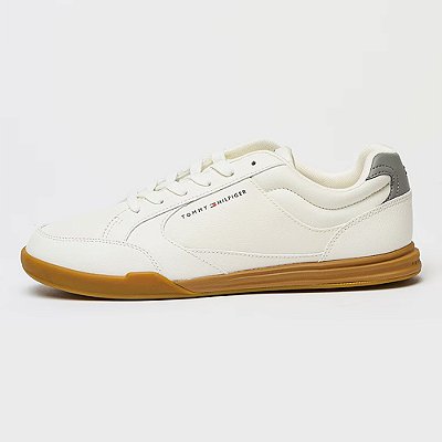 Tênis Tommy Hilfiger Lo Pro Cupsole Ecru/Universal Grey