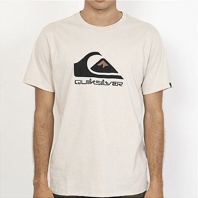 Camiseta Quiksilver Full Logo SM27 Masculina Areia