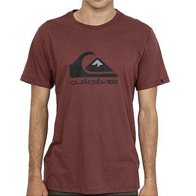 Camiseta Quiksilver Full Logo SM27 Masculina Vinho