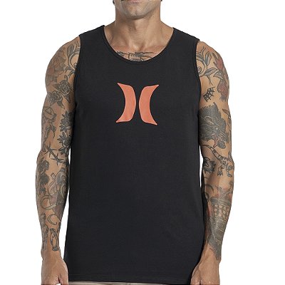 Regata Hurley Icon SM27 Masculina Preto