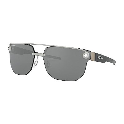 Óculos de Sol Oakley Chrystl Satin Chrome W/ Prizm Black