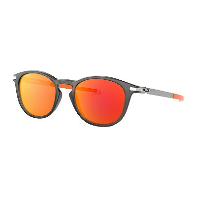 Óculos de Sol Oakley Pitchman R Matte Grey Smoke W/ Prizm Ruby