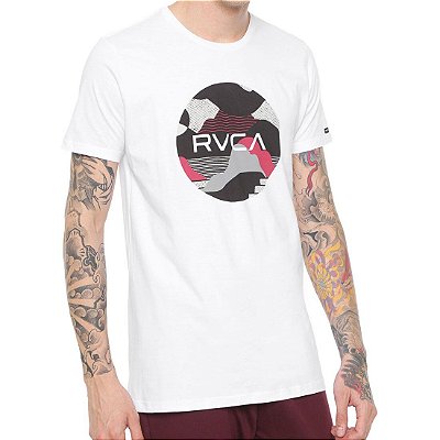 Camiseta RVCA Outlook Trunk Branca