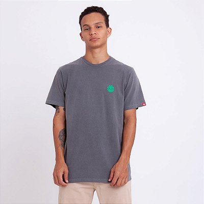 Camiseta Element Minimal Logo Cinza Escuro