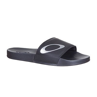 Chinelo Slide Oakley Malibu Preto