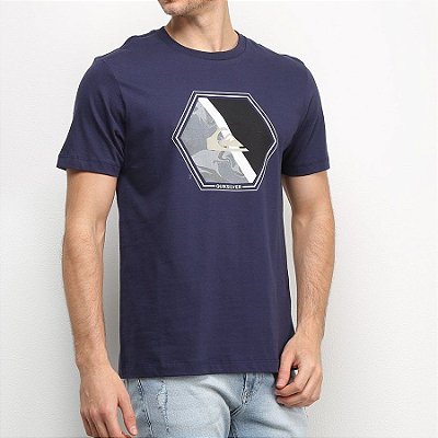 Camiseta Quiksilver Hexa Azul Marinho