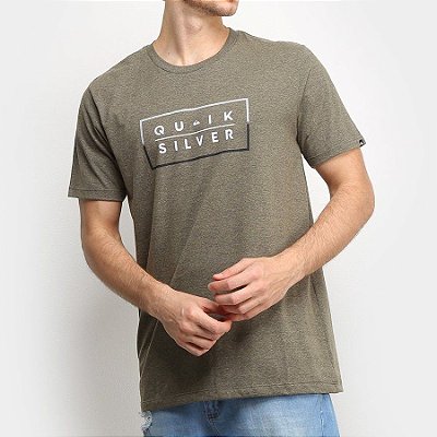 Camiseta Quiksilver Clued Up Verde