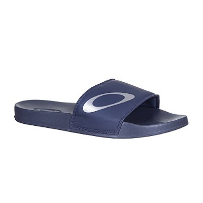 Chinelo Slide Oakley Malibu Azul Marinho