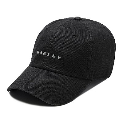 Boné Oakley 6 Panel Reflective Hat Preto