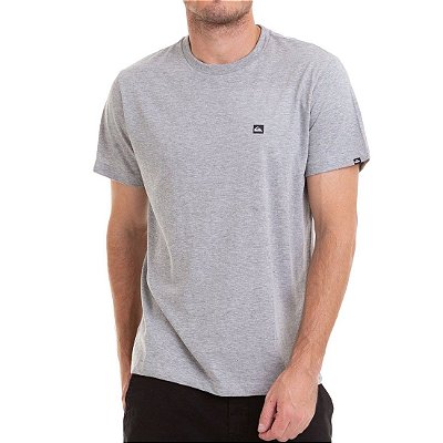 Camiseta Quiksilver Chest Transfer Cinza