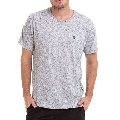 Camiseta Quiksilver Super Transfer Originals Cinza