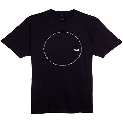 Camiseta Oakley Spining Geometric Preta