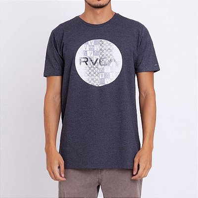 Camiseta RVCA Motors Mix Cinza Escuro