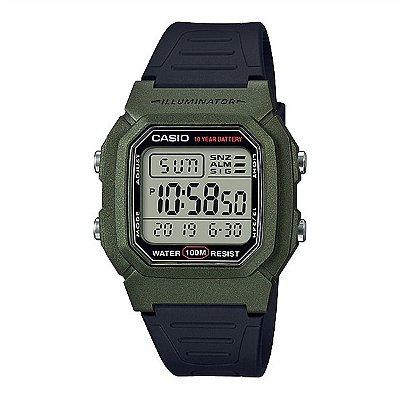 Relógio Casio Standard W-800HM-3AVDF Verde
