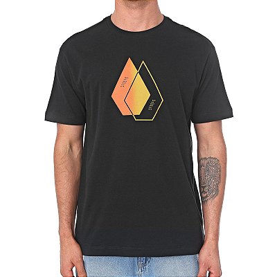 Camiseta Volcom Silk This Close Preta