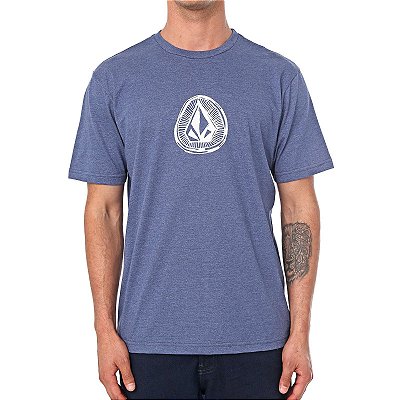 Camiseta Volcom Silk Sub Stone Azul Marinho