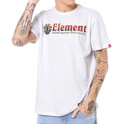 Camiseta Element Glimpse Horizontal Branca