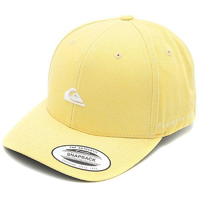 Boné Quiksilver Snap Washing Amarelo Claro