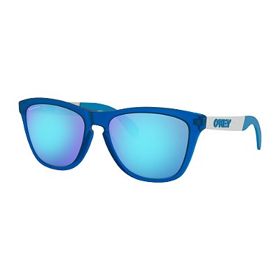 Óculos de Sol Oakley Frogskins Mix Matte Translucent Sapphire W/ Prizm Sapphire
