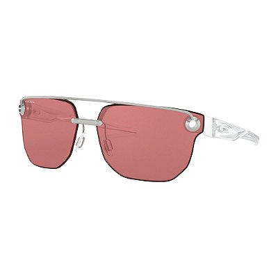 Óculos de Sol Oakley Chrystl Satin Chrome W/ Prizm Berry