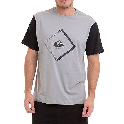 Camiseta Quiksilver Diamond Ton Cinza