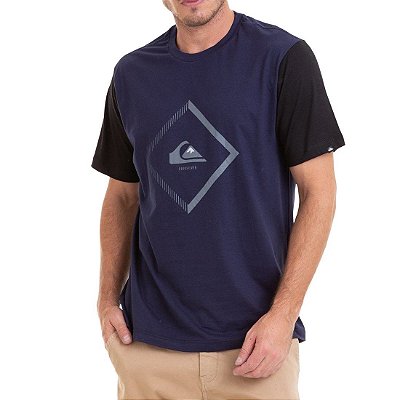 Camiseta Quiksilver Diamond Ton Azul Marinho