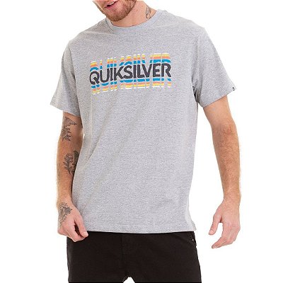 Camiseta Quiksilver Reverb Time Cinza