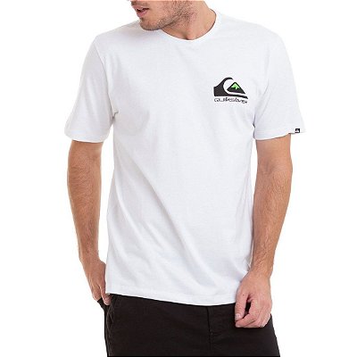 Camiseta Quiksilver Omni Logo Branco