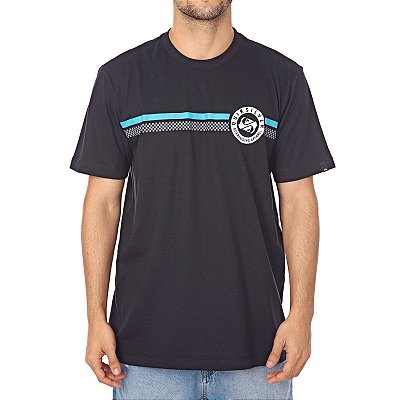 Camiseta Quiksilver Finish Lin Preto