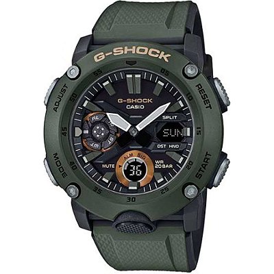 Relógio G-Shock GA-2000-3ADR Verde Escuro