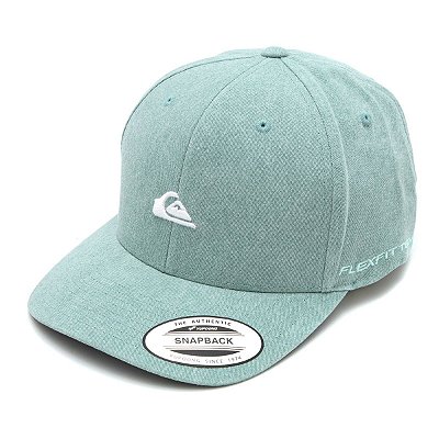 Boné Quiksilver Snap Washing Verde Claro