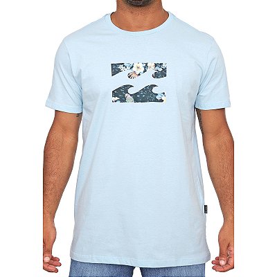 Camiseta Billabong Team Wave Azul Claro