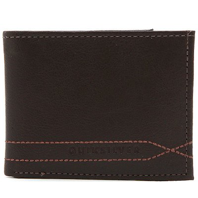 Carteira Quiksilver Stitchy Wallet V Marrom