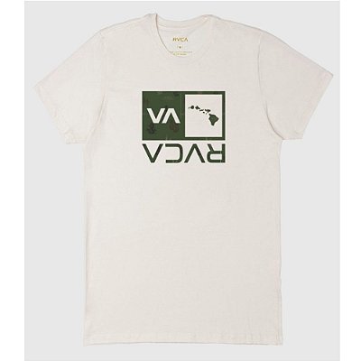 Camiseta RVCA Hawaii Off White