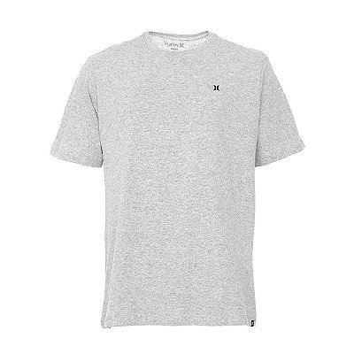 Camiseta Hurley Silk Mini Icon Cinza Claro